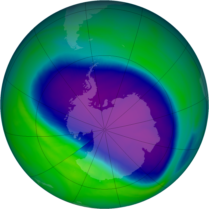 Ozone Map 2006-10-02